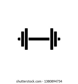 Barbell / Dumbell Gym Icon Vector