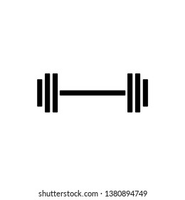 Barbell / Dumbell Gym Icon Vector