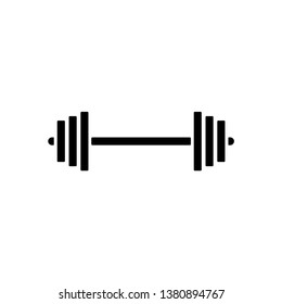 Barbell / Dumbell Gym Icon Vector