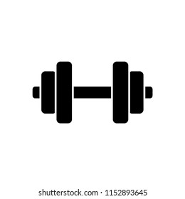 barbell - fitness and gym icon vector