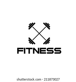 barbell fitness illustration