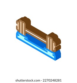 barbell fitness sport isometric icon vector. barbell fitness sport sign. isolated symbol illustration