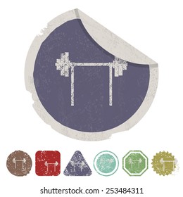 Barbell icon.