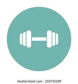 Barbell icon. 