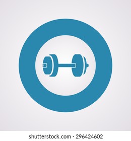 Barbell icon. 