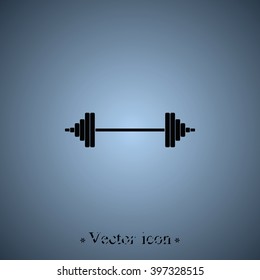 Barbell icon.