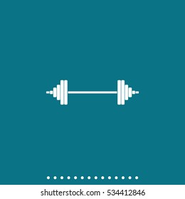 Barbell icon.