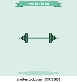 Barbell icon.