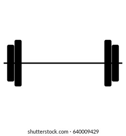 Barbell icon .