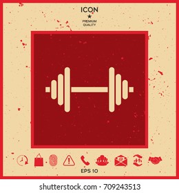 Barbell icon