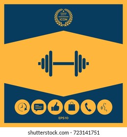 Barbell icon