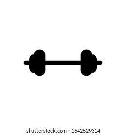 Barbell icon. Design template vector
