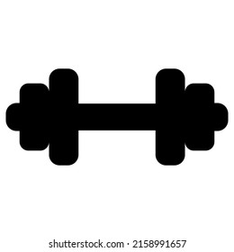 diseño de icono de barbell, ilustración vectorial, mejor utilizado para presentaciones