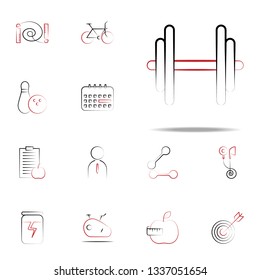 Barbell icon. fitness icons universal set for web and mobile