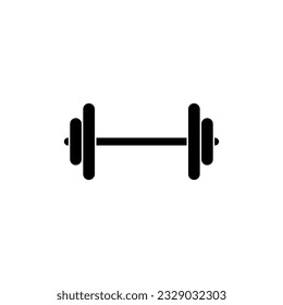 Barbell Icon. Gym, Fitness Element Symbol.