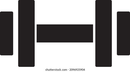 barbell icon illustration isolated vector sign symbol.eps