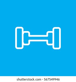 barbell icon illustration isolated vector