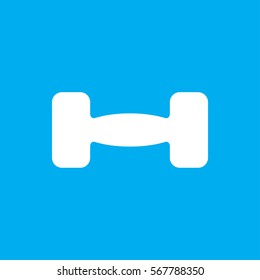 barbell icon. illustration isolated vector sign symbol