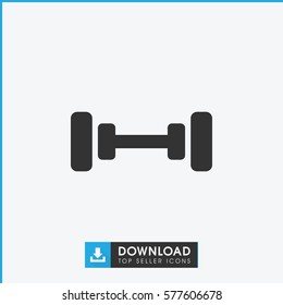 barbell icon illustration isolated vector