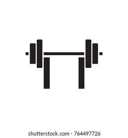 barbell icon illustration isolated vector sign symbol