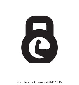 barbell icon illustration isolated vector sign symbol