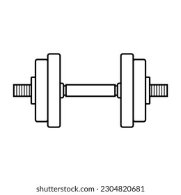 Barbell Icon For Logo And More