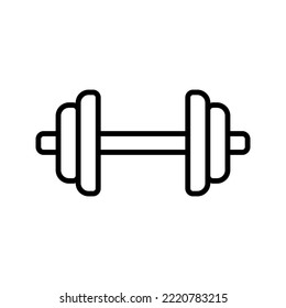 Barbell icon. sign for mobile concept and web design. vector illustration