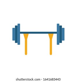 Barbell icon. Simple element from sport equipment icons collection. Creative Barbell icon ui, ux, apps, software and infographics.