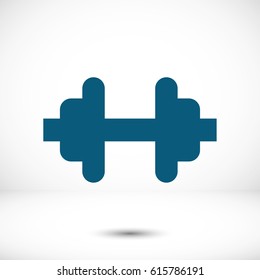 Barbell icon sport vector illustration