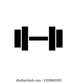 Barbell icon vector design template