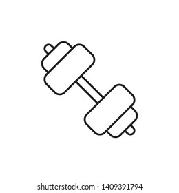 barbell icon vector design template