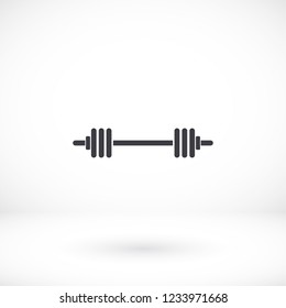 barbell icon . Vector  Eps 10 