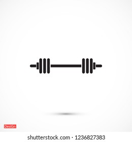 barbell icon . Vector  Eps 10 
