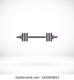 barbell icon . Vector  Eps 10 