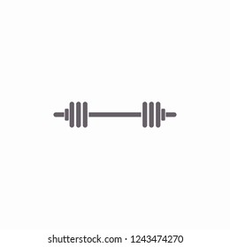barbell icon . Vector  Eps 10 