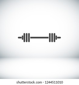barbell icon . Vector  Eps 10 