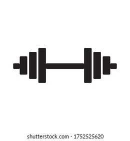 Diseño de iluminación de vectores de icono de Barbell