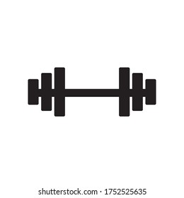 Barbell Icon Vector Illustration Design