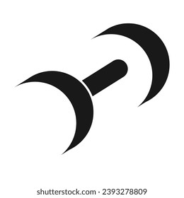 barbell icon vector illustration design