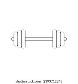 barbell icon vector illustration design