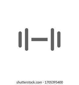 Barbell Icon vector illustration flat