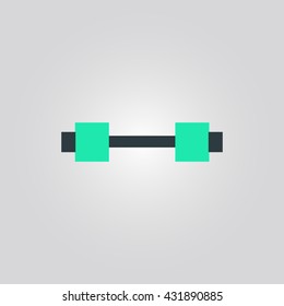 barbell icon. barbell vector. barbell sign