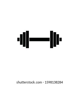 barbell icon vector sign symbol