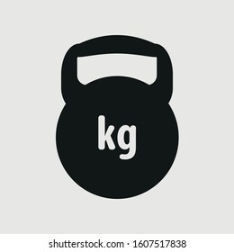 barbell icon vector sign symbol for design
