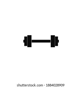 Barbell icon vector, simple sign, vector ilustration