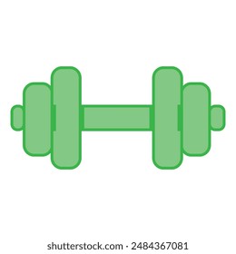 barbell icon. Weight Lifting flat icon. For the sports area or gym icon. vector eps 10.