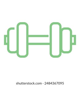 barbell icon. Weight Lifting flat icon. For the sports area or gym icon. vector eps 10.