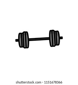Barbell Illustration Icon