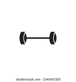 Barbell logo design vector template inspiration