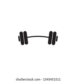 Barbell logo design vector template inspiration
